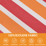 Lazy Daze Hammocks Quick Dry Hammock with Spreader Bar 2 Person Double Hammock with Chains Outdoor Outside Patio Poolside Backyard Beach 450 lbs Capacity, Red Stripes Lazy Daze Hammocks