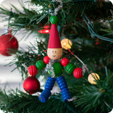 READY 2 LEARN Christmas Crafts - Create Your Own Bead Elves - Set of 4 - DIY Ornaments for Kids - Christmas Tree Decoration - All Materials Included READY 2 LEARN