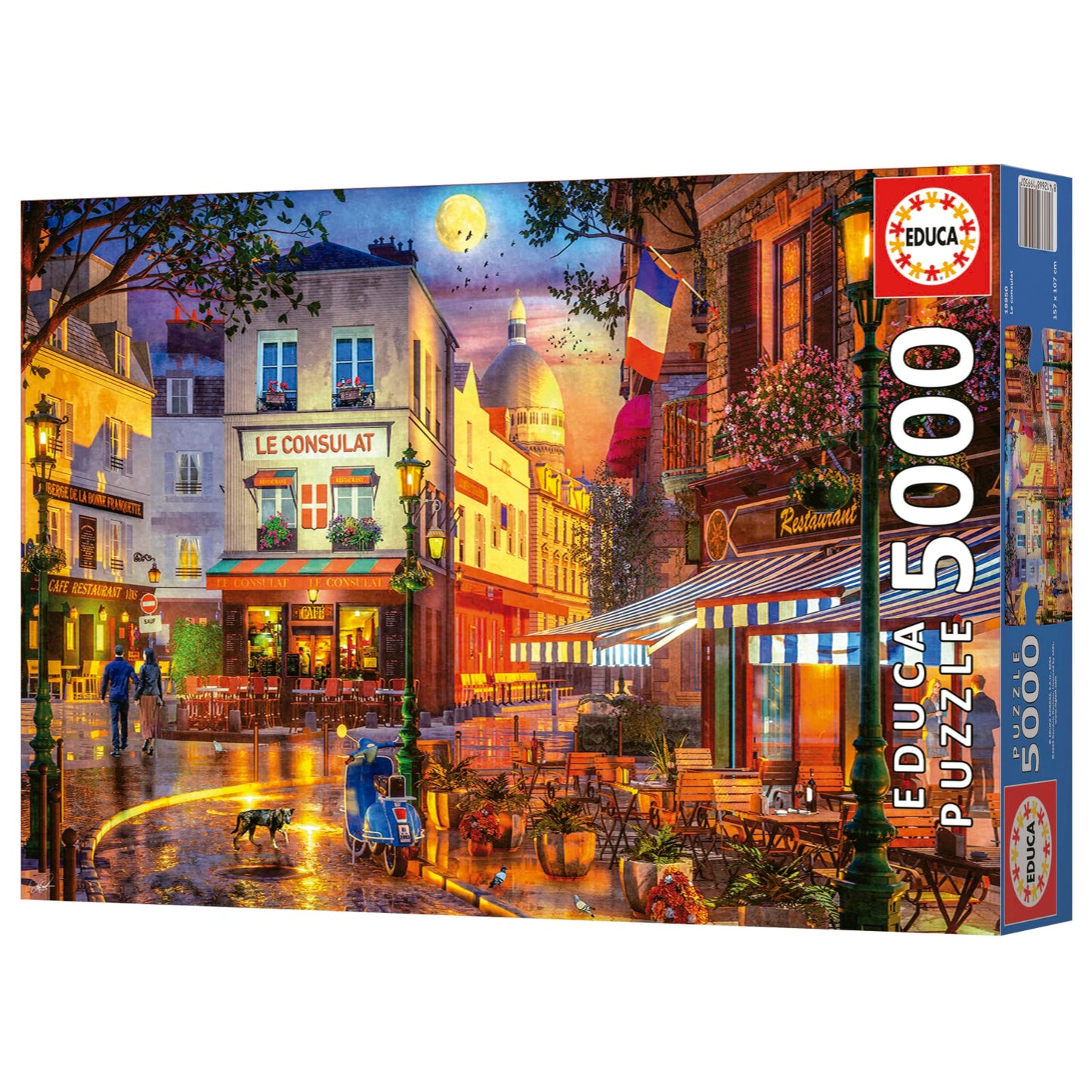 Educa - Le Consulat - 5000 Piece Jigsaw Puzzle - Puzzle Glue Included - Completed Image Measures 62"x 42" - Ages 14+ (19950)