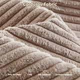 ovios 104" Cloud Sectional Couch with L-Shape Chaise,Modern Modular Sofa with Deep Seat, Upholstered Couches for Living Room Bedroom,No Assembly Required, Camel (Corduroy Fabric) ovios