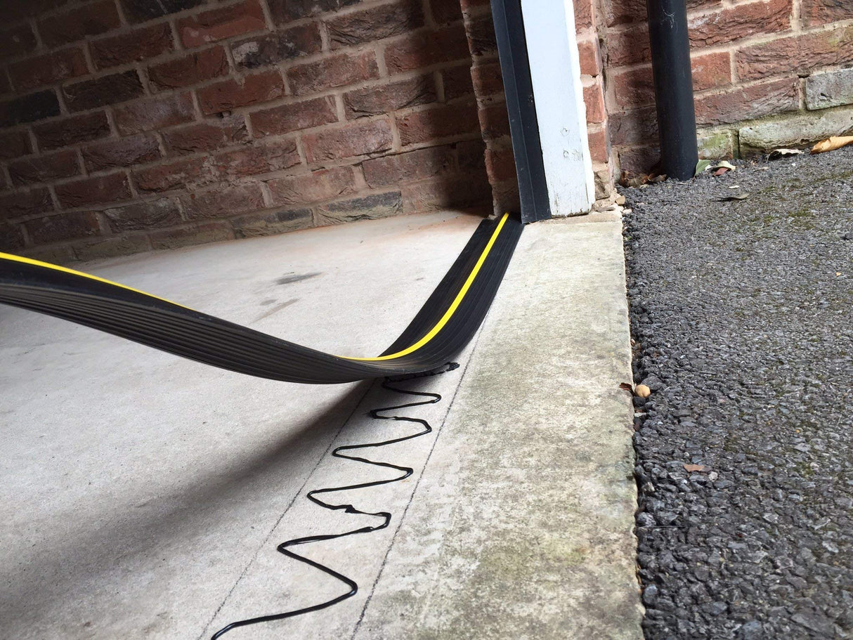 16'5"/5.0m Weather Defender® Original | Ultimate Garage Door Threshold Seal Kit with Adhesive & Garage Door Bottom Weather Stripping Weather Defender