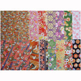 Yuzen Washi Paper 15x15cm Japanese Chiyogami Origami 80 Sheets Assortment (5.9''X5.9'') heiyemon