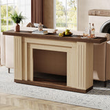 Tribesigns Unique Farmhouse Console Table, 71-Inch Wood Entryway Table with Robust Load-Bearing, Modern Sofa Table Entrance Foyer Accent Table for Living Room, Bedroom, and Hallway Tribesigns