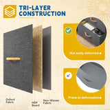 DWVO Dresser with 9 Drawers, Fabric Storage Dresser, Chest of Drawers, Storage Tower Organizer Unit for Living Room, Closets(Dark Grey) DWVO