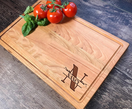 Personalized Mr and Mrs Cutting Board Wedding Gift for Couple Custom Cutting Board Housewarming Gift TEEAMORE
