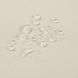 Topeakmart Outdoor Wicker Bar Table and Chairs Set, 7-Piece Patio Rattan Dining Furniture Set with Acacia Wood Tabletop, 6 Removable Cushions, Rain Cover, Black/Beige Topeakmart