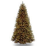 National Tree Company Pre-Lit Artificial Full Christmas Tree, Green, North Valley Spruce, White Lights, Includes Stand, 9 Feet National Tree Company