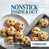 Farberware Nonstick Bakeware Set, Nonstick Cookie Sheets / Baking Sheets - 2 Piece, Gray Farberware