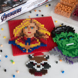 Perler PER8054346 Marvel Avengers Fuse Bead Kit, 4503pc, 10 Patterns, Multicolor, Small Perler
