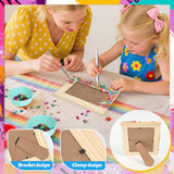 Joyclub DIY Mosaic Photo Frame Craft Kit Mosaic Kits for Kids and Adults Creative Arts and Crafts Mosaic Tiles Home Decor Handmade Christmas Birthday Gifts for Girls Ages 6-12 Joyclub