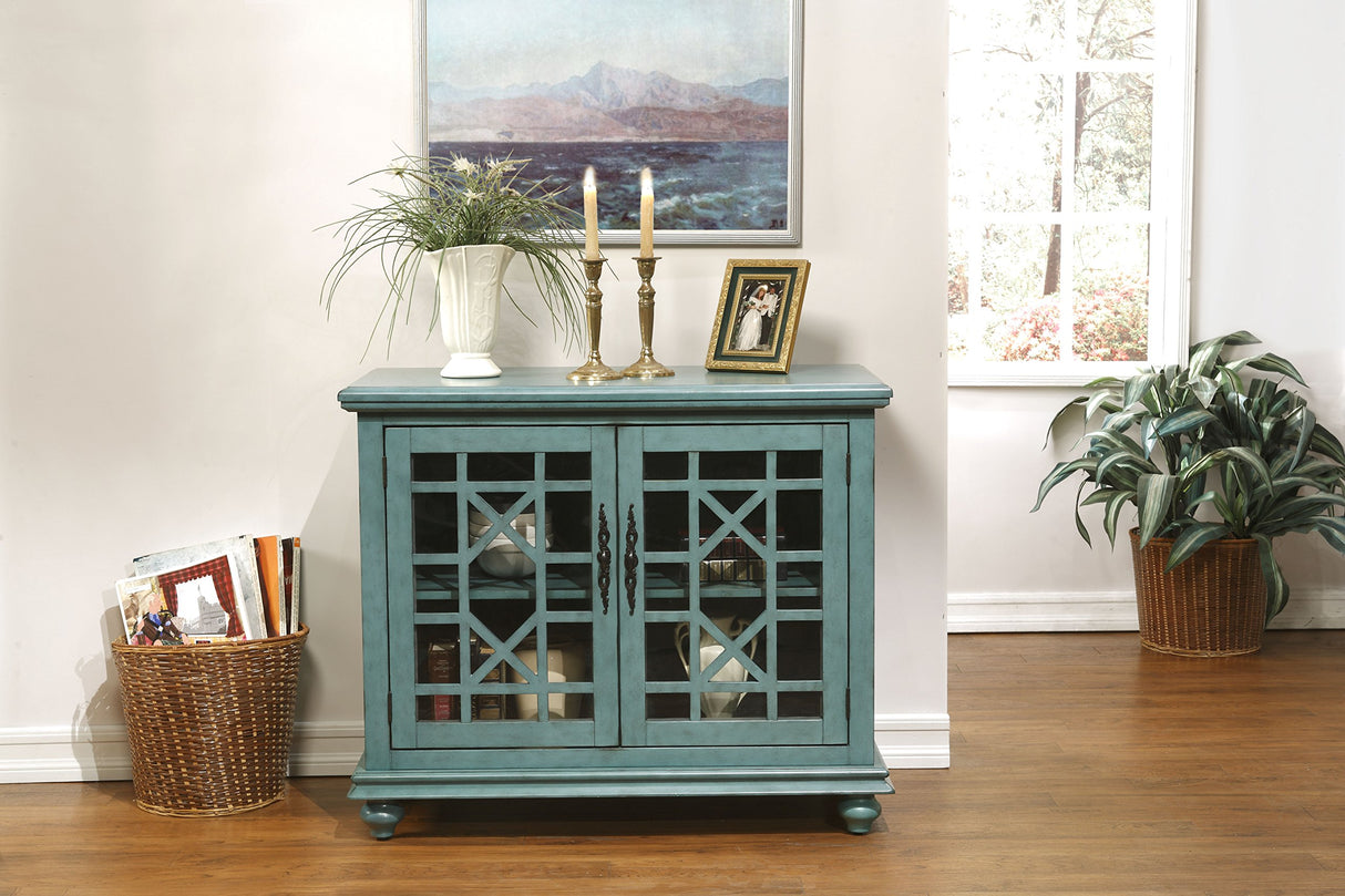 Martin Svensson Home Accent Cabinet 38" W x 32" H Teal Martin Svensson Home