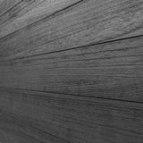 Brosisincorp Peel & Stick Wood Wall Panels - Real Paulownia Wood Shiplap Boards for Accent Walls, DIY Easy to Install - (12.4 Sq Ft, 10Pcs - 5" Wide, Coal Black) Brosisincorp