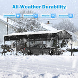 AirWire Carport Canopy 12’X20’ Heavy Duty Car Port Galvanized Steel Roof, Reinforced Stable Triangle Frame for Snowy Windy Metal Carports Enhanced Base Car Tent for Car,RV,Pickup,Boat,Truck,Tractor AirWire