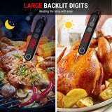 ThermoPro TP18 Ultra Fast Thermocouple Digital Instant Read Meat Thermometer for Grilling BBQ Smoker Kitchen Food Cooking Thermometer for Oil Deep Fry Candy Thermometer ThermoPro