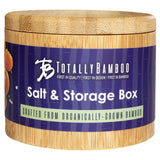Totally Bamboo Salt Cellar Bamboo Storage Box with Magnetic Swivel Lid, 6 Ounce Capacity Totally Bamboo