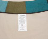 COTTON CRAFT Papasan - Polly Peacock - Blue - Overstuffed Chair Cushion, Sink into Our Thick Comfortable and Oversized Papasan, Pure Cotton Duck Fabric, Fits Standard 45 inch Round Chair COTTON CRAFT