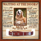 Nestura Custom Dog Collar Frame Memorial – Pet Loss Shadow Box with Photo and Collar Slot – Dogs Remembrance Gift for Passing Away – RIP Dog Tribute Display Nestura