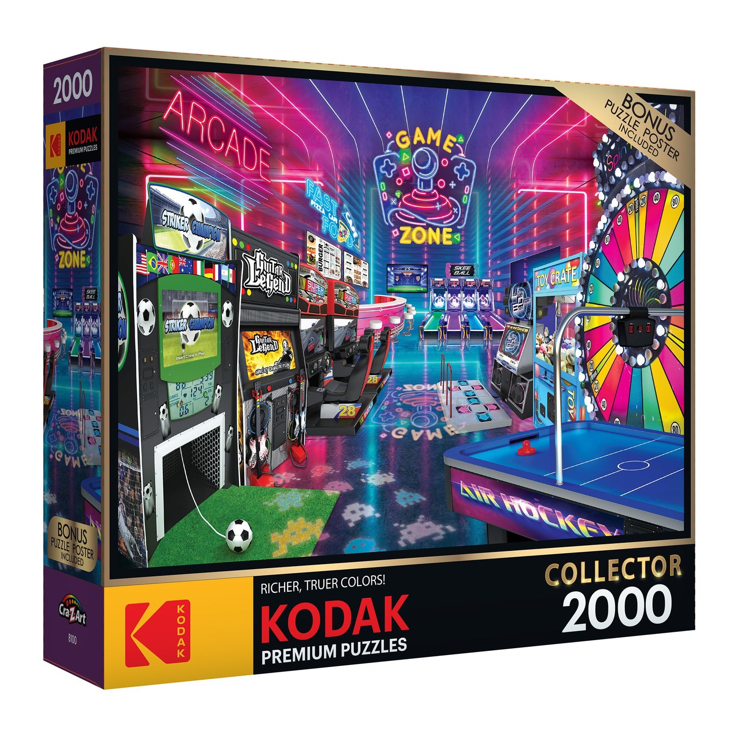 RoseArt - Kodak Collector - Fun Zone - 2000 Piece Jigsaw Puzzle for Adults