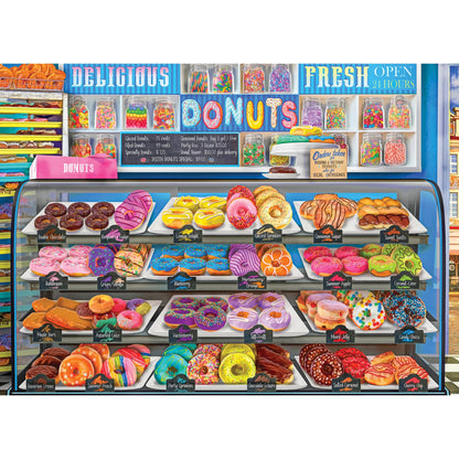 RoseArt - Kodak Premium - Delicious Donuts Daily - 1000 Piece Jigsaw Puzzle for Adults