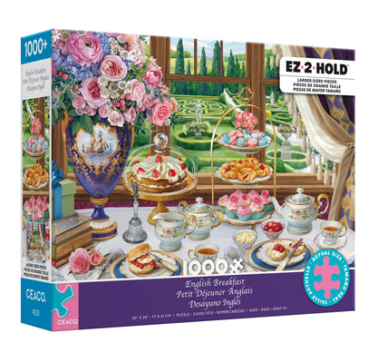 Ceaco - English Breakfast - 1000 Oversized Piece Jigsaw Puzzle