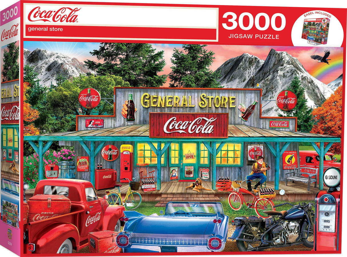 MasterPieces 3000 Piece Jigsaw Puzzle for Adults and Families - Coca-Cola General Store - 32"x45" Masterpieces