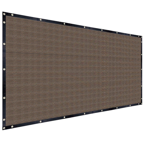 FAIR WIND Shade Cloth 90% Sun Shade Fabric Privacy Screen Shade Cover Patio Canopy with Grommets Shade Net for Garden Outdoor Pergola 6 x 8 FT - Mocha FAIR WIND