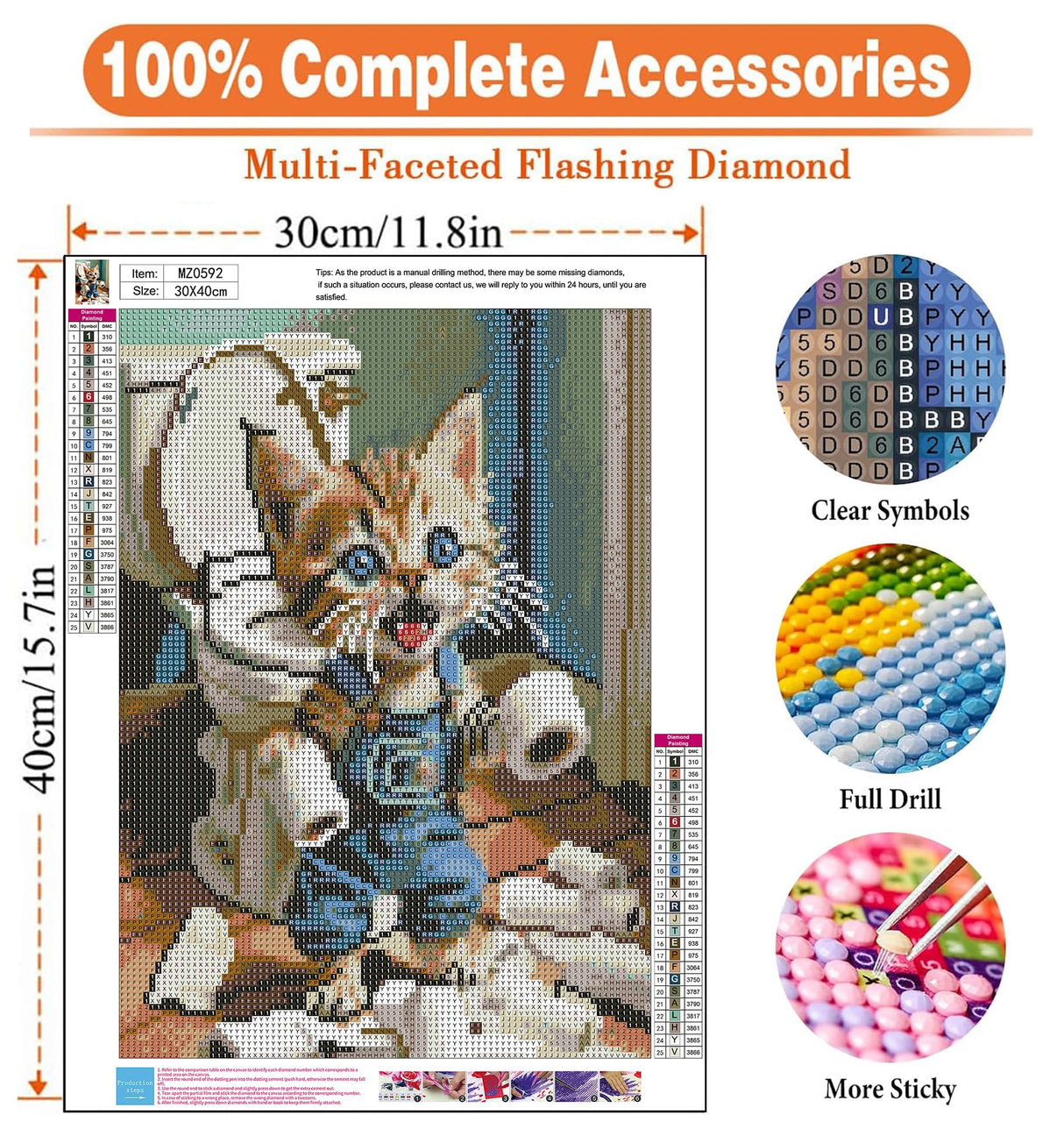 igoodom Diamond Art Kits for Adults, Cat Diamond Art Kits, Full Drill Round Cat Diamond Painting Kits, DIY Gem Art and Crafts for Home Wall Decor Gift 12x16inch igoodom