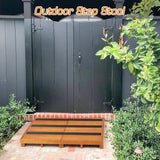 Wooden Step Stool, 3.5" One Step Stool, Non-Slip Outdoor Steps, Heavy Duty Wooden Platform Mobility Step, Half Steps for Seniors Adults with Bad Knee, No Assembly Required Tohiasen
