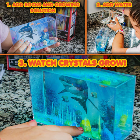 Toysmith Magic Rocks Instant Crystal Growing Kit (Assorted Styles) Toysmith