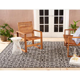 Nicole Miller New York Patio Country Julia Transitional Geometric Indoor/Outdoor Area Rug, Black/Grey, 3'11"x5'2" Nicole Miller New York