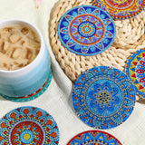 8 PCS Mandala Diamond Art Coasters Kits, Boho Diamond Painting Coasters with Holder Set of 8, DIY Drink Coasters Art Crafts Supplies for Adults Cup Mat for Home Decor House Warming Gifts 3.9inch FOXKISS