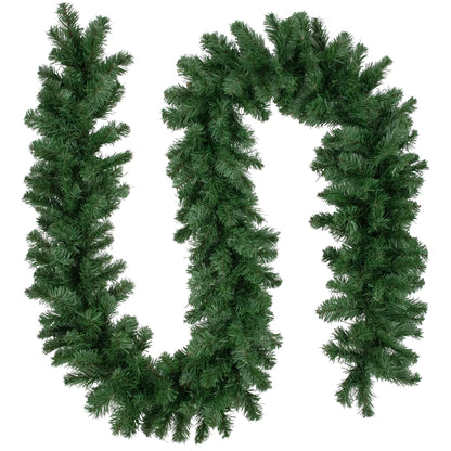 Northlight Colorado Spruce Artificial Christmas Garland, 9' x 10", Green