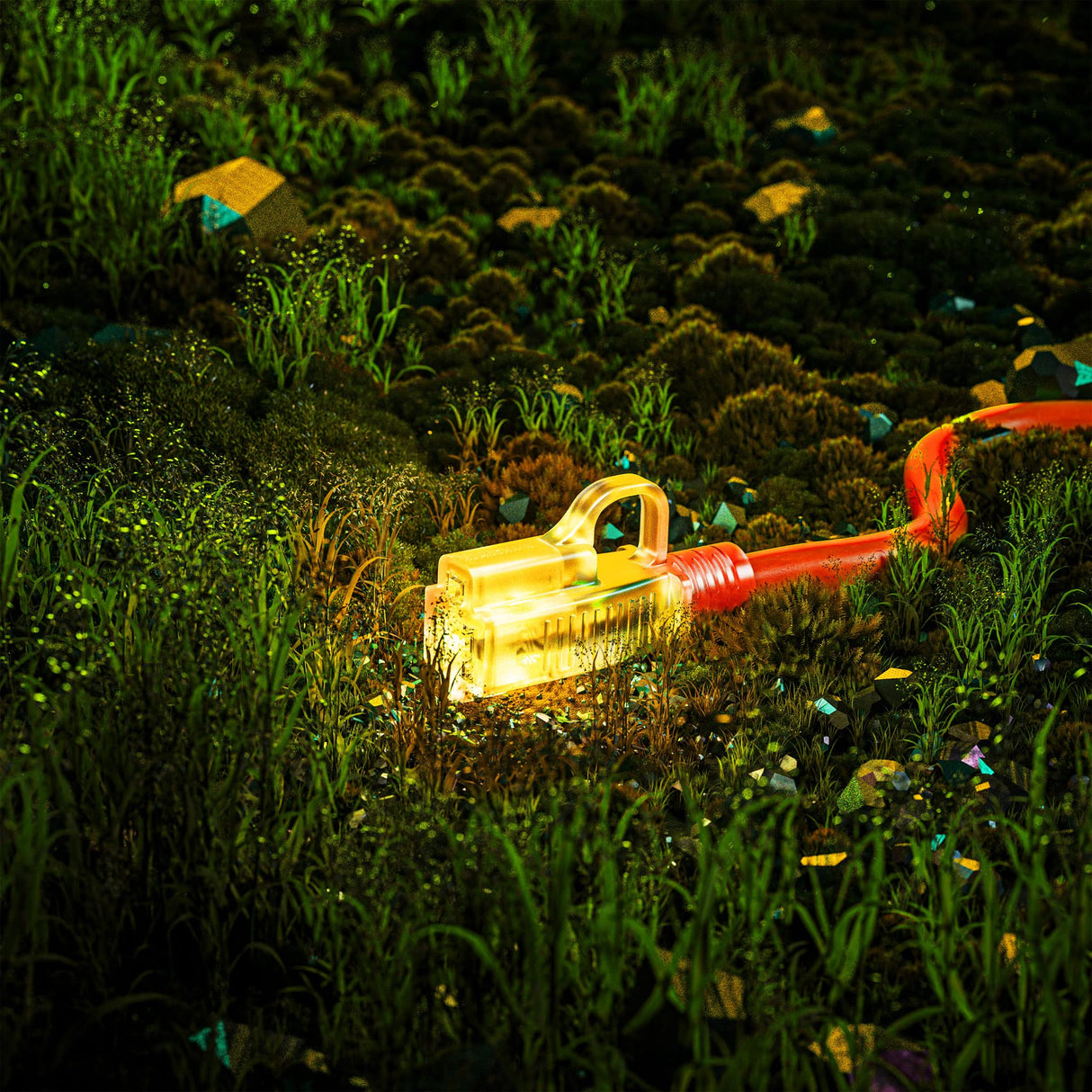 HUANCHAIN 12/3 Gauge Heavy Duty Outdoor Extension Cord 100 ft Waterproof with Lighted end, Flexible Cold-Resistant 3 Prong Electric Cord Outside, 15Amp 1875W 12AWG SJTW, Orange, ETL huanchain