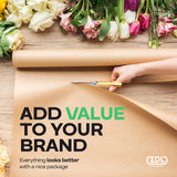 IDL Packaging Brown Kraft Paper Roll 36" x 2160" (180 feet), 30lb Thickness - Brown Wrapping Paper for Packing, Moving, Shipping & Crafts/Arts - 100% Recycled Natural Craft Wrap Material IDL Packaging