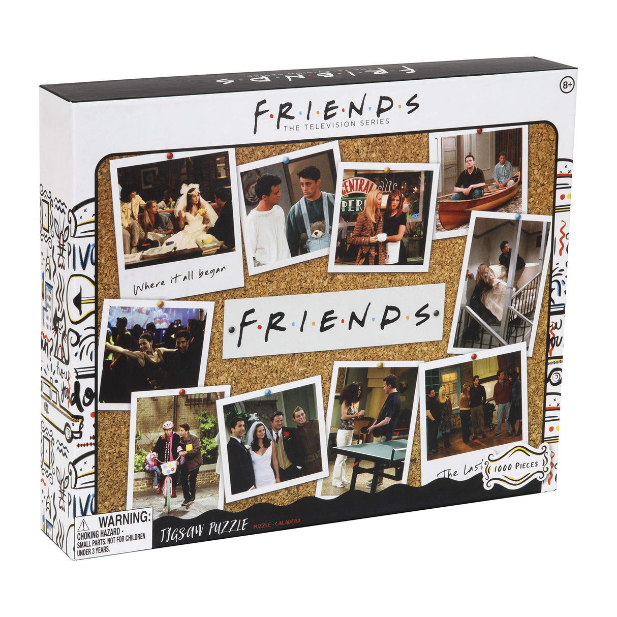 Friends TV Show Seasons Jigsaw Puzzle - 1000 Pieces - 30in x 24in Paladone