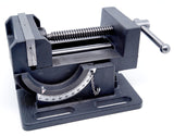 LLDSIMEX 4 Inch Angle Drill Press Vise 4'' LLDSIMEX
