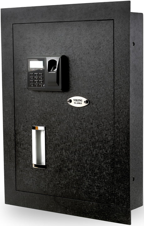 Viking Security Safe VS-52BLX Heavy Duty Hidden in Wall Safe Biometric Safe Fingerprint Safe Viking Security Safe
