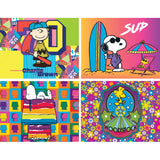 RoseArt - Snack Size - Peanuts - 4 x 100 Piece Jigsaw Puzzle for Adults RoseArt