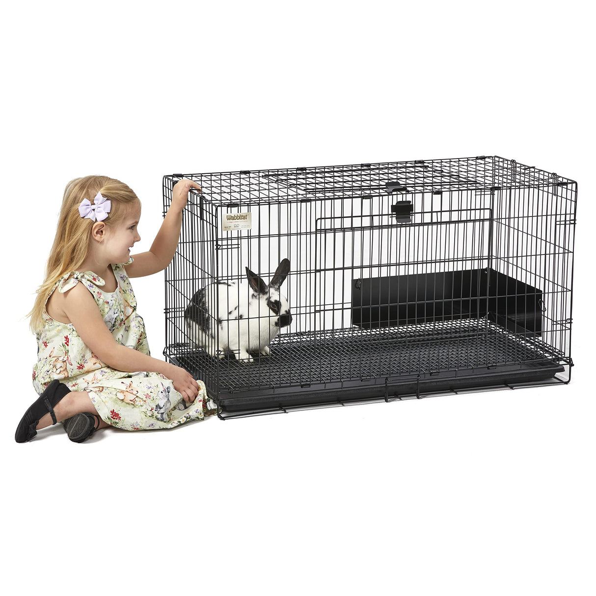 MidWest Homes for Pets Wabbitat Folding Rabbit Cage MidWest Homes for Pets