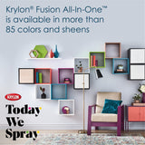 Krylon Fusion All-In-One Adhesive Spray Paint for Indoor/Outdoor Use, 12 oz, Clear Krylon