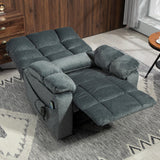 JUUXO 3-Motor Lift Chair with Adjustable Seat Height Zero Gravity Lay Flat Recliner with Heat Massage, Big Man Lift Recliners 400 lbs for Elderly Storage Cup Holders, Tall Man Recliner JUUXO