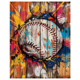 Jigsaw Puzzles 1000 Pieces for Adults-Baseball Sports Banksy Hardboard Puzzle-Challenging Puzzle Perfect for Game Nights-DIY Home Wall Decor-Art Puzzles-Ball Graffiti Street Art 27" x 20" Tucocoo