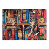 Buffalo Games - Charles Wysocki - Frederick The Literate Wood Puzzle - Whimsy Cut Jigsaw Pieces - 500 Piece Jigsaw Puzzle - Ages 14 and Up Buffalo Games