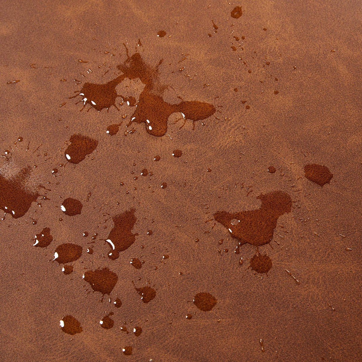 Yaheetech Leather Accent Chairs, Living Room Chairs Leather Large Armchairs Accent Chairs with Metal Legs for Living Bedroom Office Statement, Camel Yaheetech