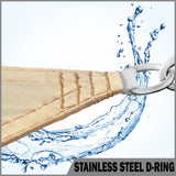 ShadeMart 14' x 14' Beige Square Waterproof Sun Shade Sail Canopy Awning, 95% UV Blockage & Water Resistant smTADS14, Outdoor Backyard Patio Garden Carport - We Make Custom Size ShadeMart