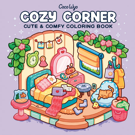 Cozy Corner: Coloring Book for Adults and Kids (Cozy Spaces Coloring) WoodArtSupply
