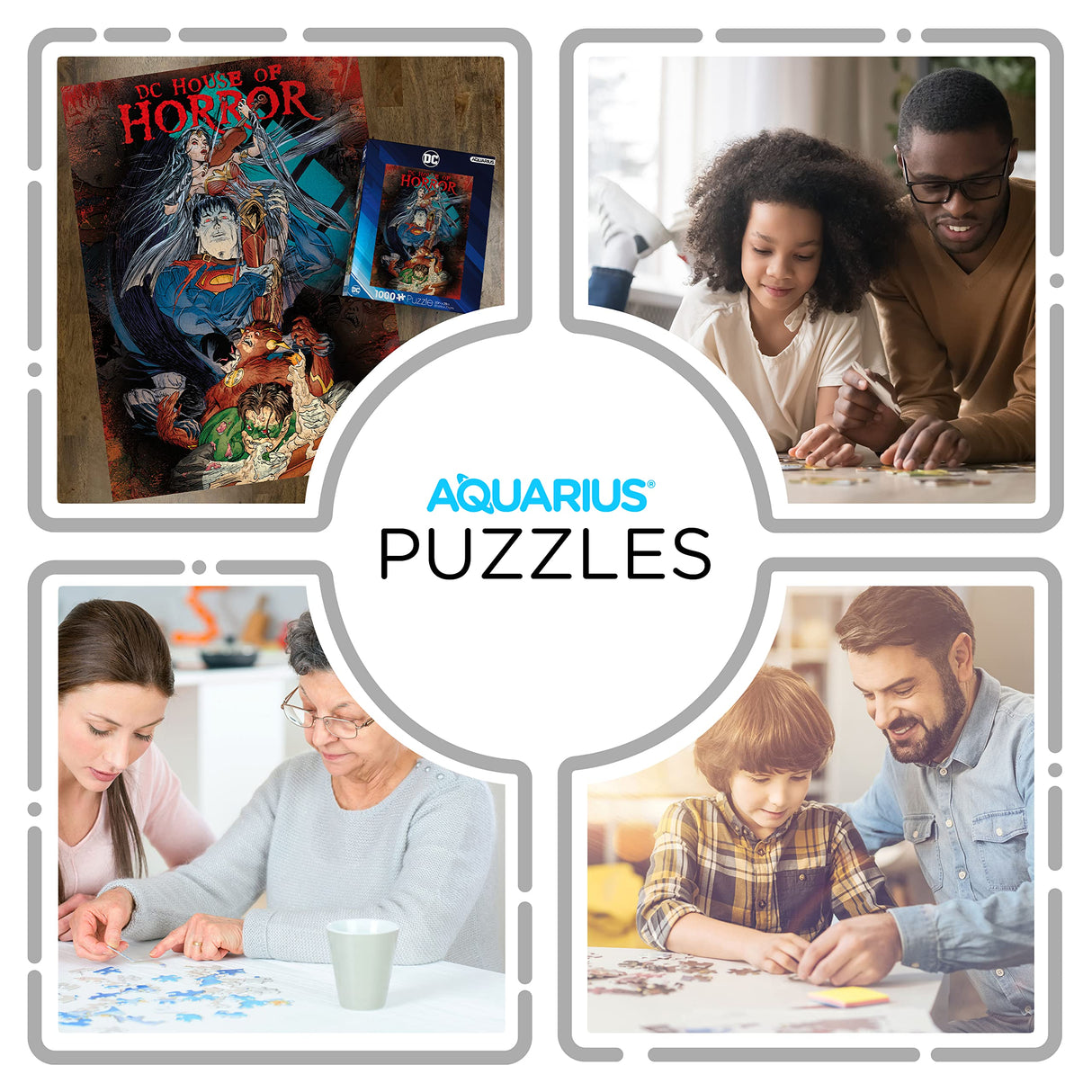 AQUARIUS - DC House Of Horror 1000 Piece Jigsaw Puzzle AQUARIUS