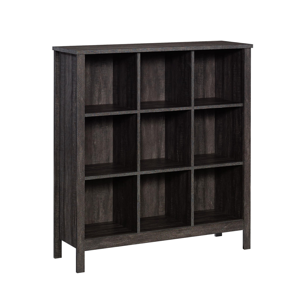 Sauder Miscellaneous Storage 9 Cube Storage Bookcase, Blade Walnut Finish Sauder