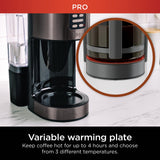 Ninja Programmable XL 14-Cup Coffee Maker PRO, 14-Cup Glass Carafe, Freshness Timer, with Permanent Filter, Black Stainless Steel, DCM201BK Ninja