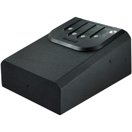 GunVault MiniVault - Quick Access Automatic Slide-Out Handgun Safe with Patented No-Eyes® Keypad (1 Pistol Capacity) GunVault
